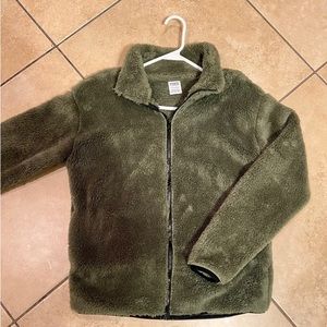 Victoria secret pink teddy full zip jacket